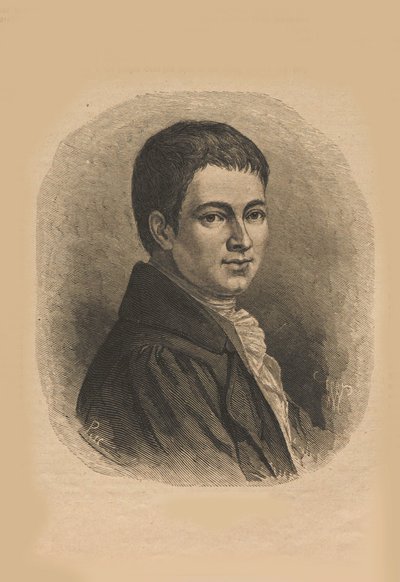 हेनरिक वॉन क्लिस्ट का पोर्ट्रेट 1777-1811, 1876। द्वारा अज्ञात