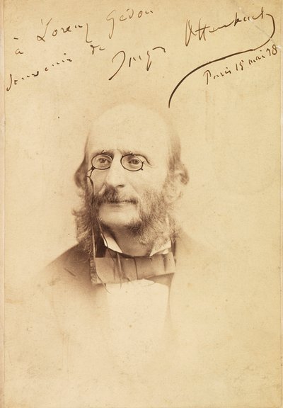जैक्स ऑफ़ेनबैच का पोर्ट्रेट 1819-1880, 1878। द्वारा अज्ञात