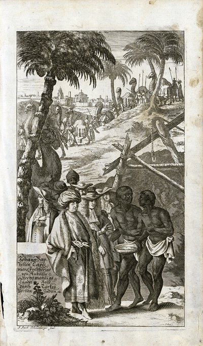 1681 में ओरिएंटल ड्रेस में जीन बैप्टिस्ट टेवर्नियर का चित्रण द्वारा अज्ञात