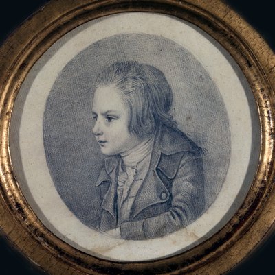 लुइस-चार्ल्स का पोर्ट्रेट, फ्रांस के प्रिंस रॉयल 1785-1795, 1790 की शुरुआत में। द्वारा अज्ञात