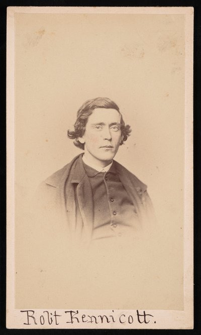 रॉबर्ट केनिकॉट का पोर्ट्रेट 1835-1866, 1866 से पहले। द्वारा अज्ञात