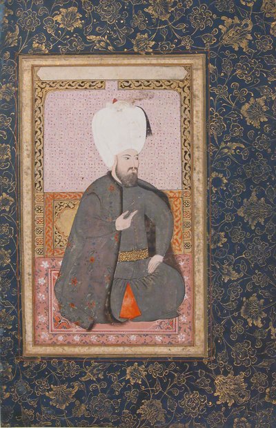 सुल्तान अहमत प्रथम आर का चित्र। 1603-17, 17 वीं शताब्दी की शुरुआत में। द्वारा अज्ञात