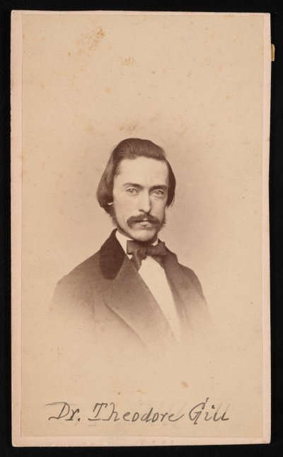 थियोडोर निकोलस गिल का पोर्ट्रेट 1837-1914, लगभग 1860। द्वारा अज्ञात