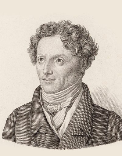 संगीतकार फ्रांसेस्को मोरलाची का पोर्ट्रेट 1784-1841। द्वारा अज्ञात