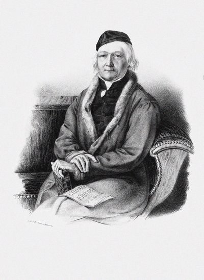 संगीतकार जोहान क्रिश्चियन हेनरिक रिंक का पोर्ट्रेट 1770-1846। द्वारा अज्ञात