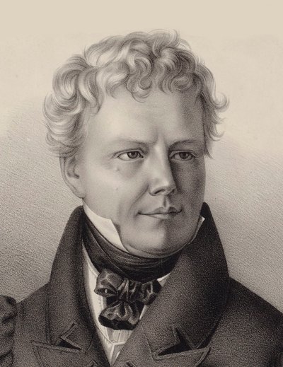 संगीतकार ज़ेवर श्नाइडर वॉन वार्टनसी का पोर्ट्रेट 1786-1868, 1832। द्वारा अज्ञात