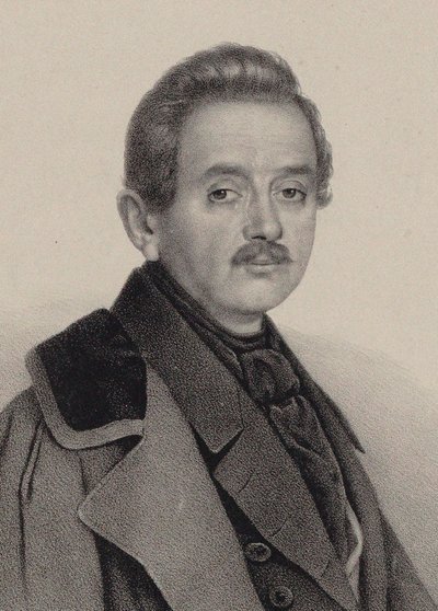 संगीतकार एलेक्सी फेडोरोविच लावोव का पोर्ट्रेट 1798-1870। द्वारा अज्ञात