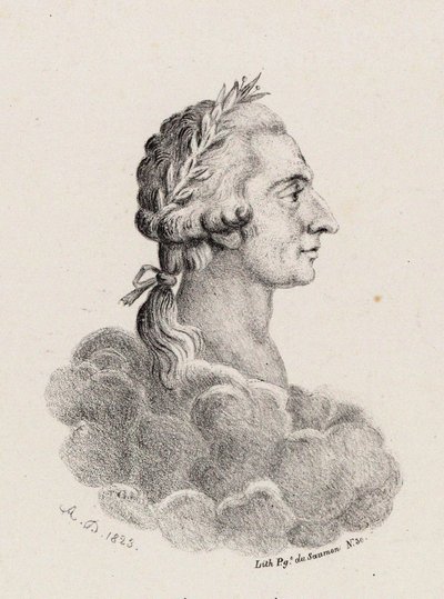 संगीतकार एंटोनियो सैचिनी का पोर्ट्रेट 1730-1786, 1823। द्वारा अज्ञात