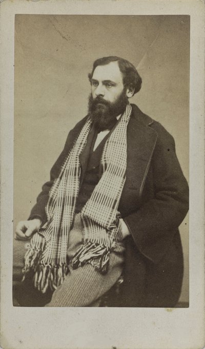 संगीतकार फर्डिनेंड पोइस का पोर्ट्रेट 1828-1892, c. 1875. द्वारा अज्ञात