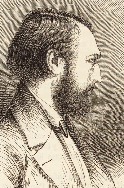 पियानोवादक और संगीतकार लुई लैकोम्बे का 1818-1884 का चित्रण। द्वारा अज्ञात