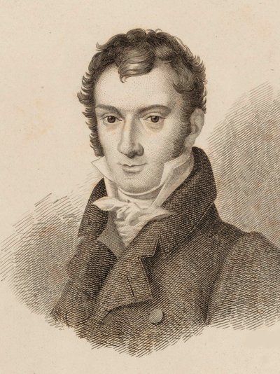 वायलिन वादक और संगीतकार जोसेफ मेसेडर का चित्र 1789-1863, 1824। द्वारा अज्ञात
