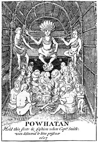 राज्य में पोवाथन, 1607 c1880 द्वारा अज्ञात