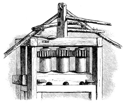 आदिम चीनी मिल, सेंटो डोमिंगो, 1873 द्वारा अज्ञात
