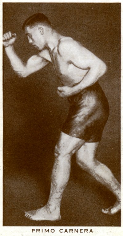 प्रिमो कारनेरा, इतालवी मुक्केबाज, 1938 द्वारा अज्ञात