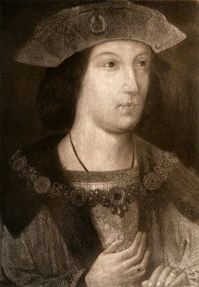 प्रिंस आर्थर, हेनरी VII के सबसे बड़े बेटे, c1502, 1902 द्वारा अज्ञात