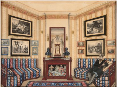 प्रिंस गोलित्सिन रूम, 1840 के दशक द्वारा अज्ञात