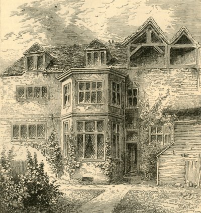 प्रिंस रूपरट्स हाउस, बारबिकन में, c1872। द्वारा अज्ञात