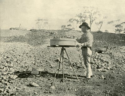 प्रोस्पेक्टिंग ए लीज, 1901। द्वारा अज्ञात