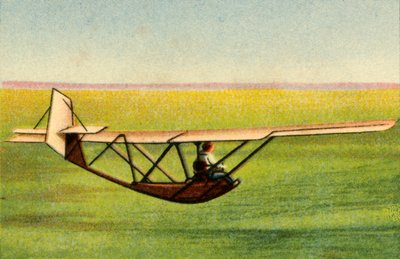 जर्मनी, 1932 में रौन-रोसिटेन सोसाइटी ग्लाइडिंग स्कूल में जूलिंग ट्रेनिंग ग्लाइडर में प्यूपिल। द्वारा अज्ञात
