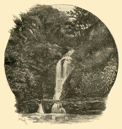 पीरडैडिन फॉल्स, वेल ऑफ़ नेथ, 1898। द्वारा अज्ञात