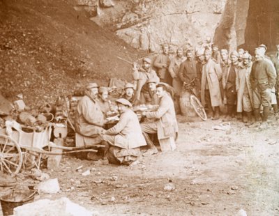 क्वारी, बैलेरॉय, उत्तरी फ्रांस, c1914-c1918 द्वारा अज्ञात