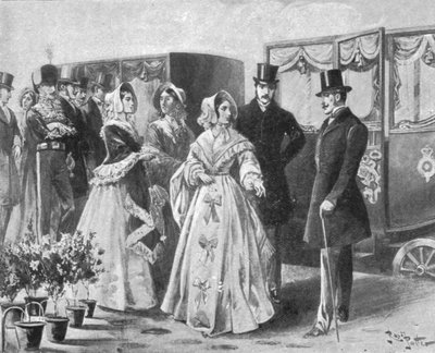 13 जून, 1842, 1901 को स्लू से पैडिंगटन तक क्वीन विक्टोरियास ने पहली ट्रेन यात्रा की। द्वारा अज्ञात
