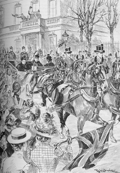 क्वीन विक्टोरियास अंतिम बार लंदन गए, मार्च, 1900 1906 द्वारा अज्ञात