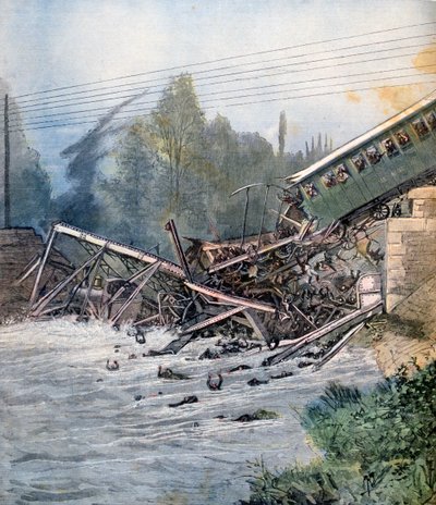 14 जुलाई 1891 को रेल दुर्घटना, मुंचेंस्टीन, स्विटज़रलैंड द्वारा अज्ञात