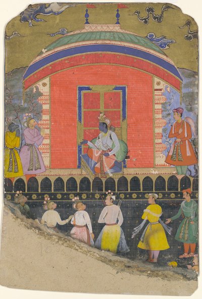 राम ने सुग्रीव और जाम्बवत, बंदर और भालू राजाओं, से फोलियो प्राप्त किया ..., सीए। 1605. द्वारा अज्ञात