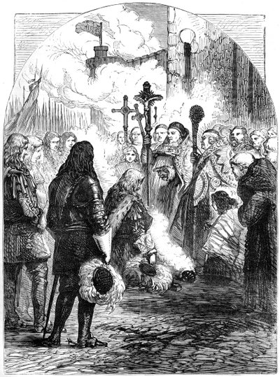 डबलिन में जेम्स II का रिसेप्शन, 1916 में c1689, द्वारा अज्ञात