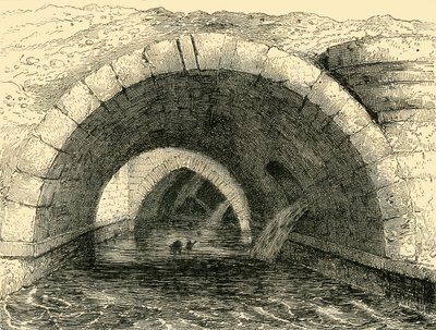 ओल्ड होलबोर्न ब्रिज के अवशेष, c1872 द्वारा अज्ञात