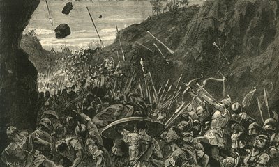 1890 के सिरैक्यूज़ से एथेनियाई लोगों का पीछे हटना। द्वारा अज्ञात