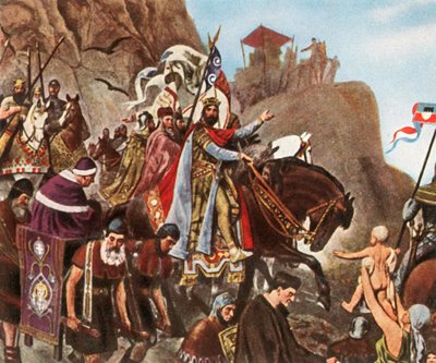 रोम, 1936 की अपनी पहली यात्रा से हेनरी III की वापसी। द्वारा अज्ञात
