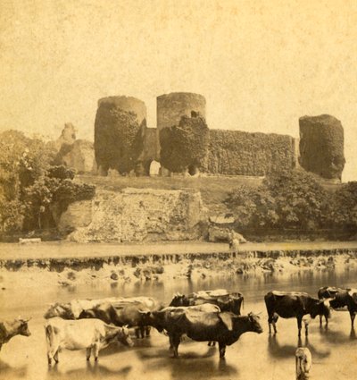 रूडलान - नदी से महल, c1900। द्वारा अज्ञात