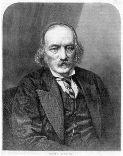 रिचर्ड ओवेन, अंग्रेजी एनाटोमिस्ट और जीवाश्म विज्ञानी, 1872 द्वारा अज्ञात