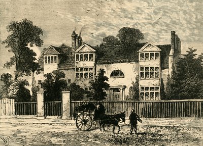 पार्सन्स ग्रीन में रिचर्ड्सन हाउस 1799, सी 1878। द्वारा अज्ञात