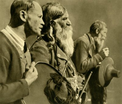 राइफलमैन प्रार्थना, टायरॉल, ऑस्ट्रिया, c1935। द्वारा अज्ञात