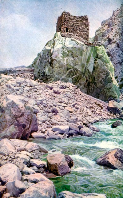 रॉक गढ़, अफगान सीमा, c1924 द्वारा अज्ञात