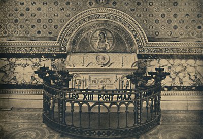 रोमा - बेसिलिका ऑफ़ सेंट लॉरेंस। - पायस IX, 1910 का मकबरा द्वारा अज्ञात
