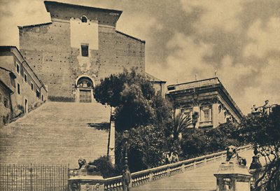 रोमा - चर्च ऑफ एस। मारिया इन आराकेली, कैपिटोलिन हिल, 1910 पर द्वारा अज्ञात
