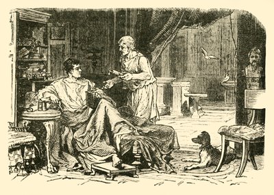 रोमन स्टडी, 1890। द्वारा अज्ञात