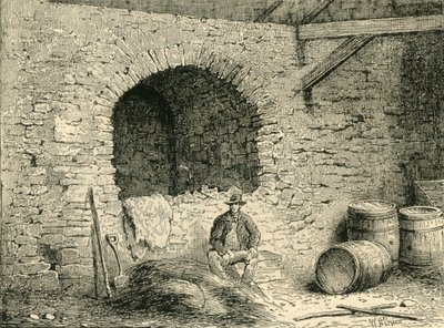 टॉवर हिल पर रोमन दीवार, c1872। द्वारा अज्ञात