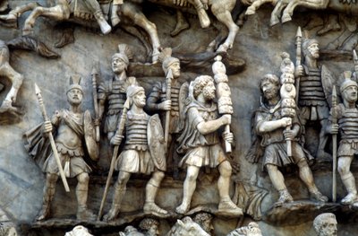 रोमन सैनिकों ने अंतिम संस्कार में भाग लिया, अंतिम संस्कार की रस्म, c180-196 द्वारा अज्ञात