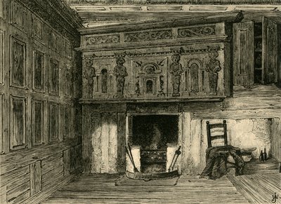 आर्चर के बाद फुलवुड्स रेंट में एक घर का कमरा। c1872। द्वारा अज्ञात
