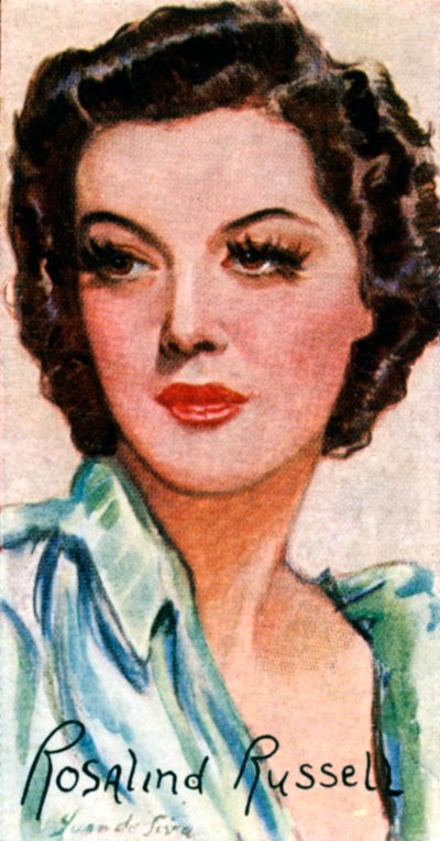 रोजालिंड रसेल, 1907-1976, अमेरिकी फिल्म और मंच अभिनेत्री, 20 वीं सदी द्वारा अज्ञात