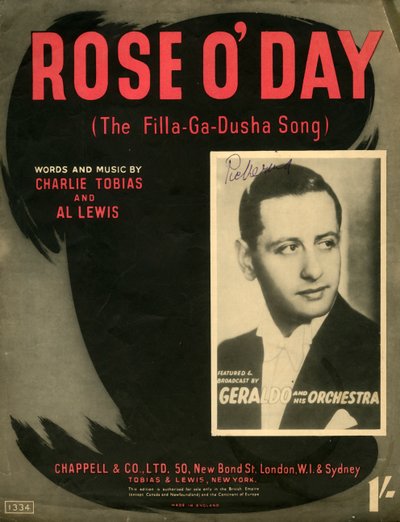 रोज ओडे द फिला-गा-दुशा सॉन्ग, 1941। द्वारा अज्ञात