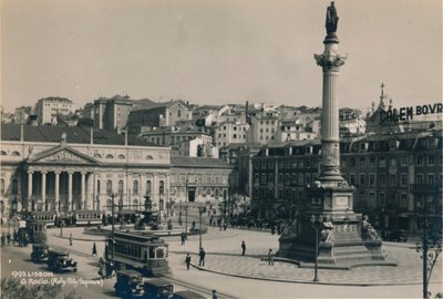 रॉसियो स्क्वायर, लिस्बन, पुर्तगाल, 1936 द्वारा अज्ञात