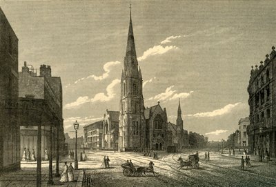 रोलैंड हिल्स चैपल एंड स्कूल, वेस्टमिंस्टर ब्रिज रोड, c1878। द्वारा अज्ञात