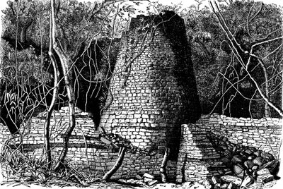 ग्रेट जिम्बाब्वे के खंडहर, अफ्रीका, 1892 द्वारा अज्ञात