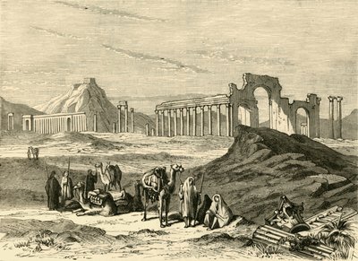पलमायरा के खंडहर, 1890। द्वारा अज्ञात